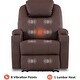 preview thumbnail 3 of 45, Mcombo Electric Power Recliner Chair with Massage and Heat, Faux Leather 7050