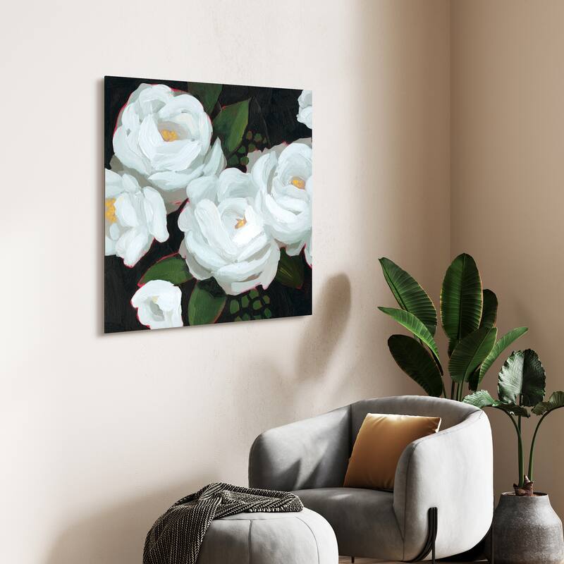 Empire Art Direct Blossom Serenity I Flower Printed Tempered Glass Wall Art