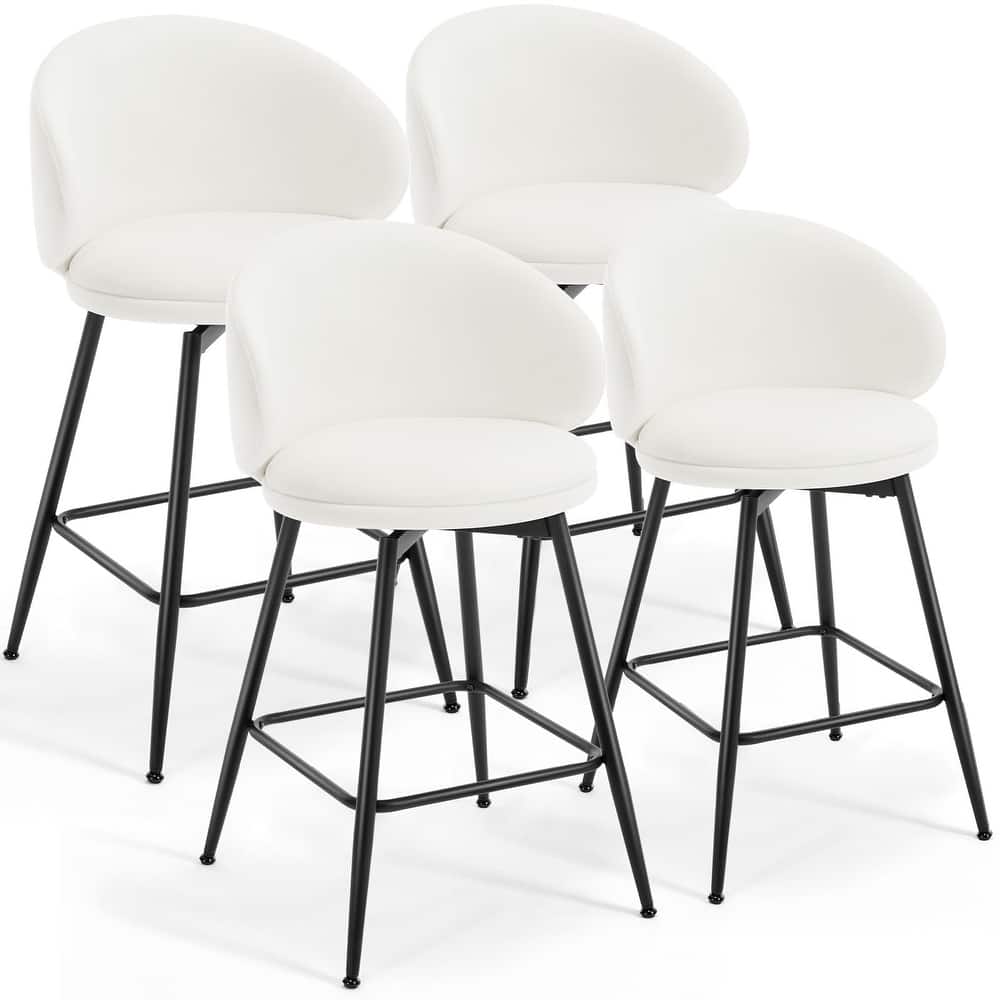 26"/ 30" Upholstered Swivel Counter/ Bar Stools Set of 2/3