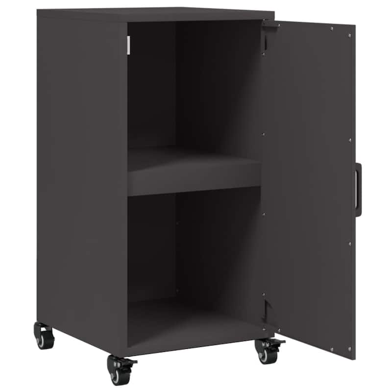 vidaXL Sideboard Storage Cupboard Living Room Furniture Cold-rolled Steel - 15.4 x 14.2 x 28.3