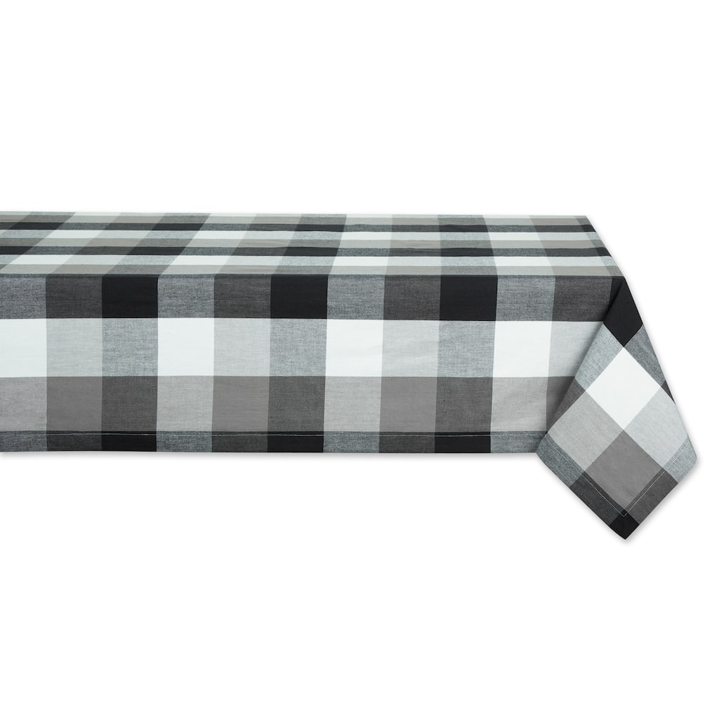 DII Tri Color Check Tablecloth