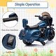 preview thumbnail 40 of 43, Electric Ride-On Motorcycle for Kids - 6V Dirt Bike with USB, AUX, Music, and Headlight - Perfect for Toddlers Ages 1-3