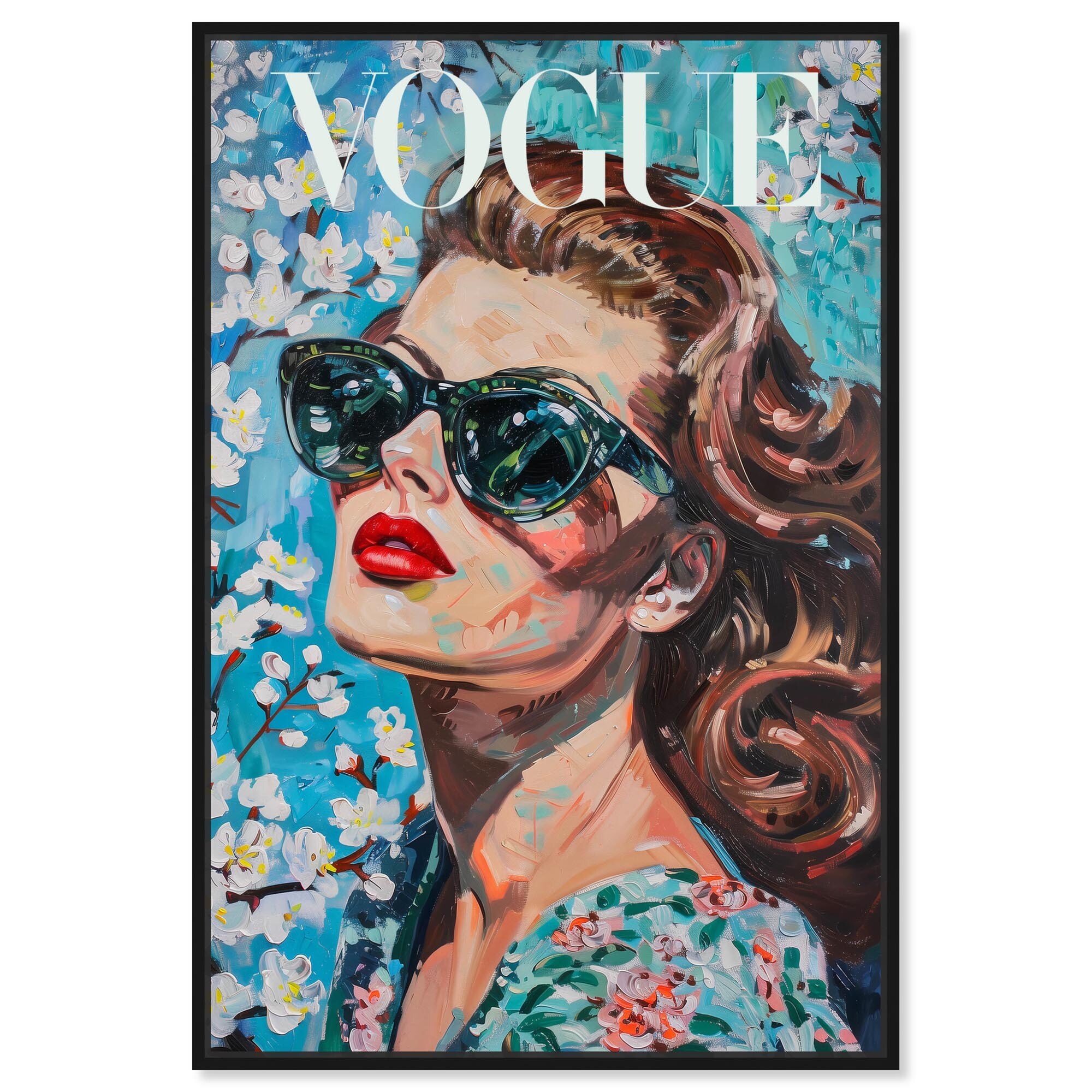 Autumn Blossom Icon Canvas by Art Remedy