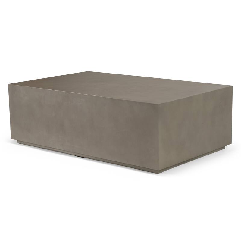 Modrest Fresno Modern Grey Concrete Coffee Table
