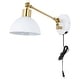 preview thumbnail 6 of 28, Hygge Swing Arm 1-Light Modern Midcentury Iron USB Charging Port LED Sconce, by JONATHAN Y