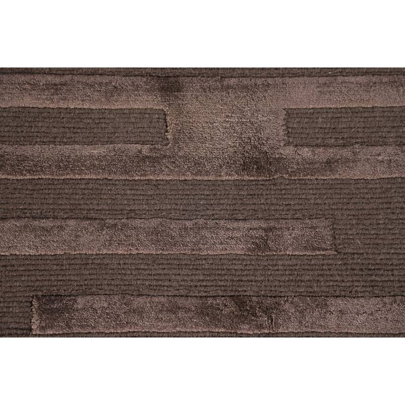 Striped Nepalese Oriental Large Area Rug Handmade Wool Carpet - 10'1" x 13'7"