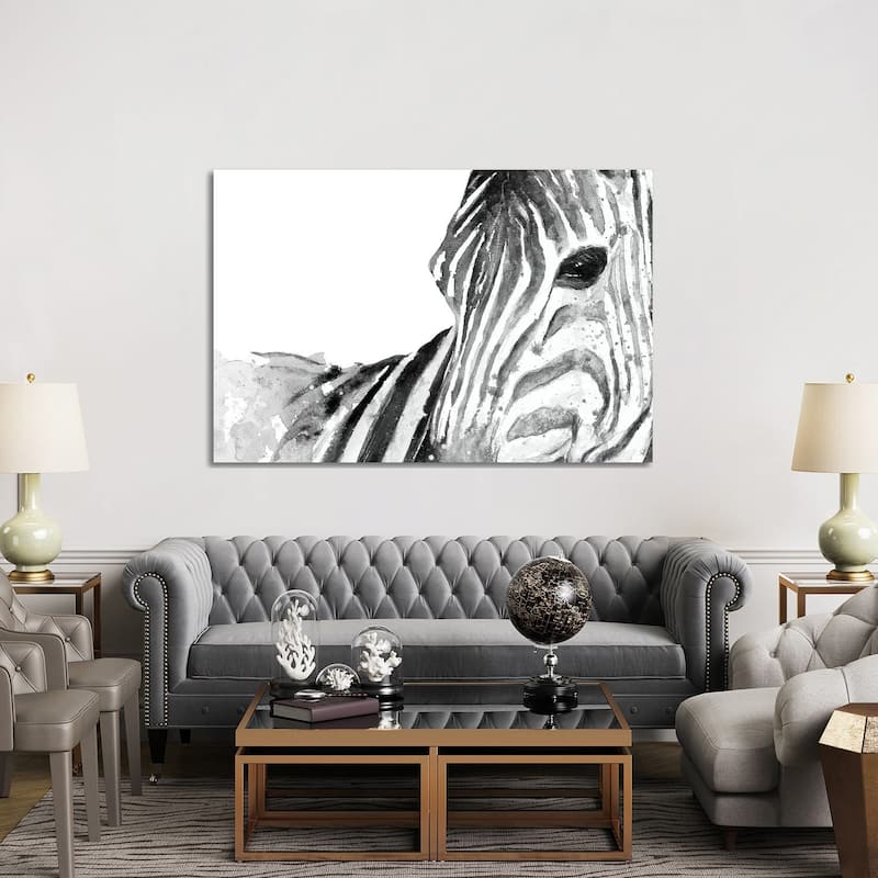 iCanvas "Zebra Gaze" by Patricia Pinto Canvas Print