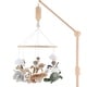 preview thumbnail 1 of 3, The Peanutshell Wooden Crib Mobile Set with Arm, Music Box and Safari Serenity Baby Mobile