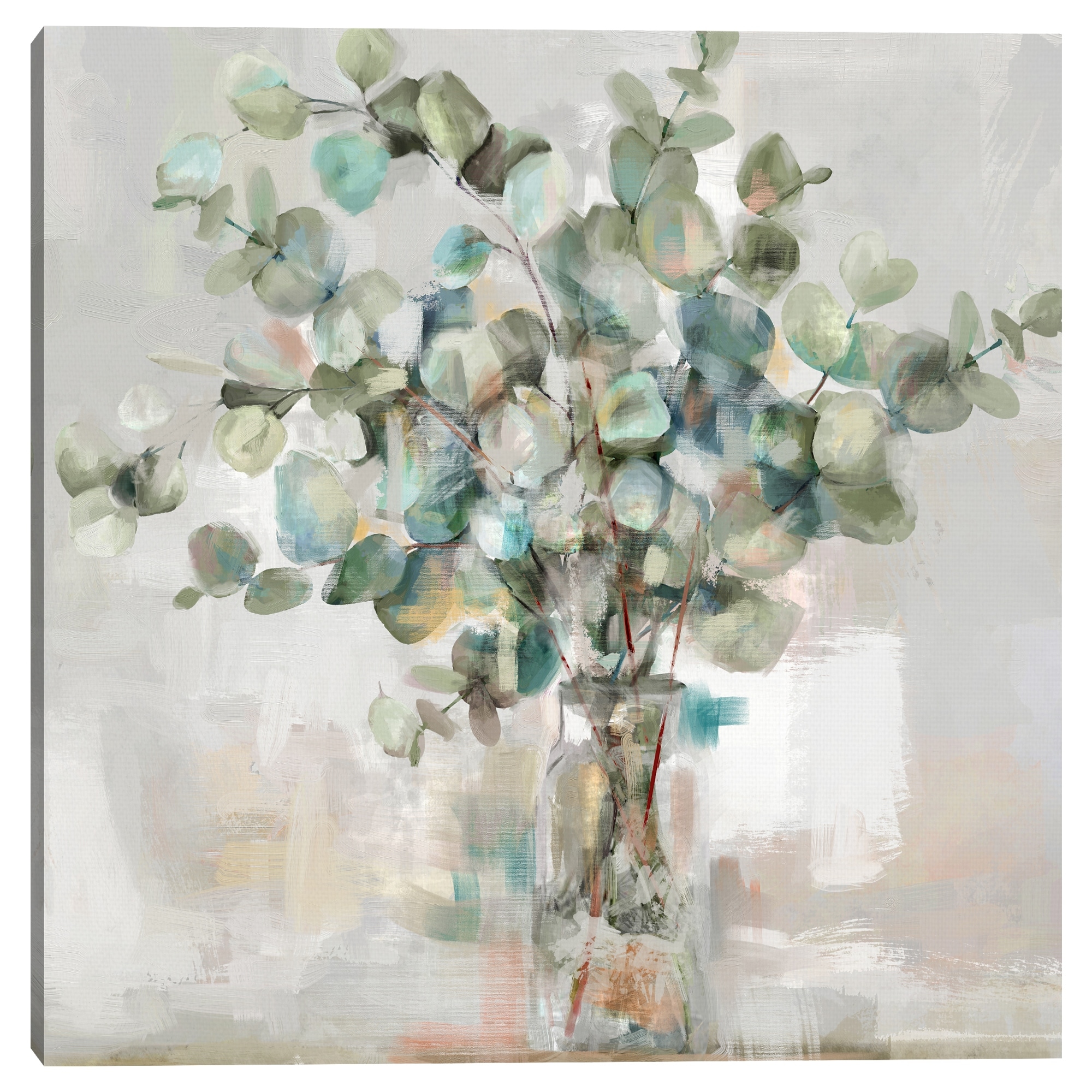 Essential Greens II by Studio Arts Canvas Art Print