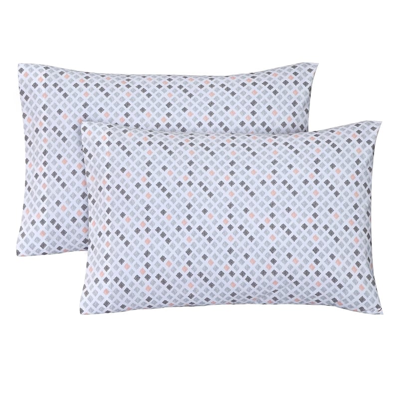 300 Thread Count Cotton Percale Pillowcases with Envelope Closure