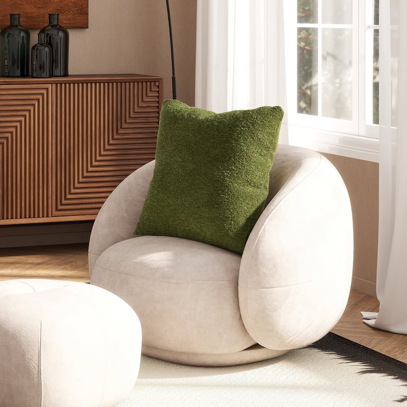 Astrid 20" Square Accent Throw Pillow with Feather Down Insert