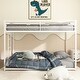 preview thumbnail 3 of 7, Sturdy Twin Over Twin Bunk Bed Metal for Kids & Adult,w/Stable Ladder