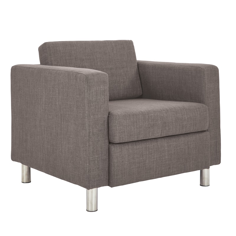 Pacific Arm Upholstered Accent Chair - cement