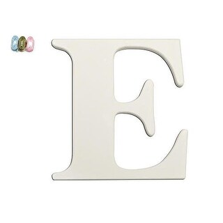 Shop Babies R Us E Letter Wall Decor Wooden Personalizable White