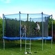 preview thumbnail 3 of 2, 12 Feet Outdoor Trampoline Bounce Combo with Safety Closure Net Ladder