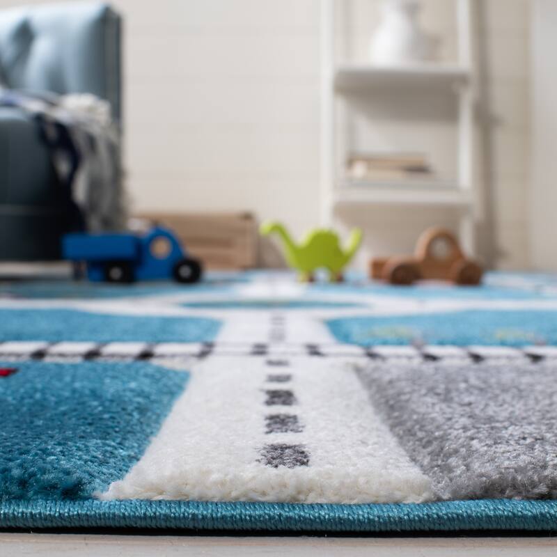 SAFAVIEH Carousel Kids Koika Neighborhood Road Rug