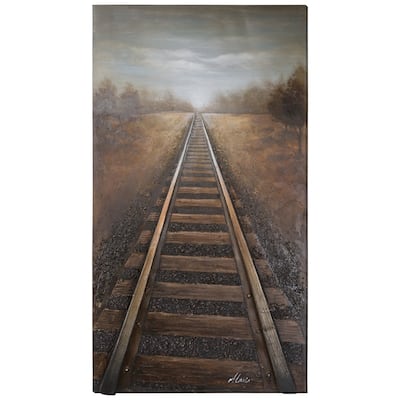 "Vanishing Into The Distance" Original Hand-Painted Wall Art