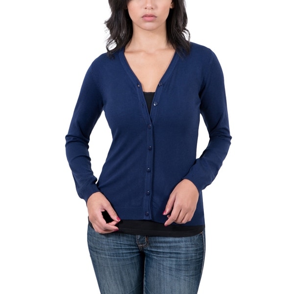 Online navy blue cardigan sweater for misses black dropshippers usa