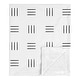 preview thumbnail 1 of 3, White Black Boho Mudcloth Receiving Security Swaddle Blanket Black and White Bohemian Woodland Tribal Southwest Hatch Mud Cloth