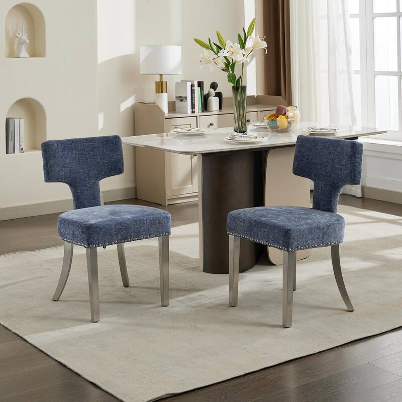 Mid Century Modern Dining Chairs Set of 2
