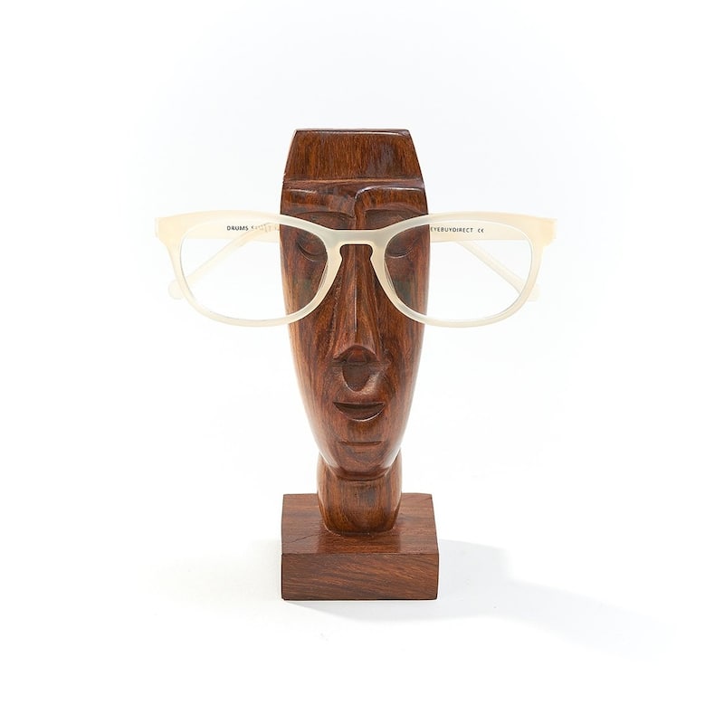 Rapa Nui Eyeglass Holder - 6" L, 2" W, 2.25" D