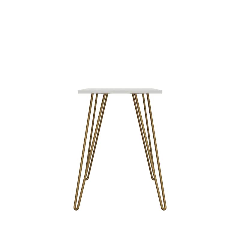 Roomfitters Owen Minimalist Writing Desk with Hairpin Legs