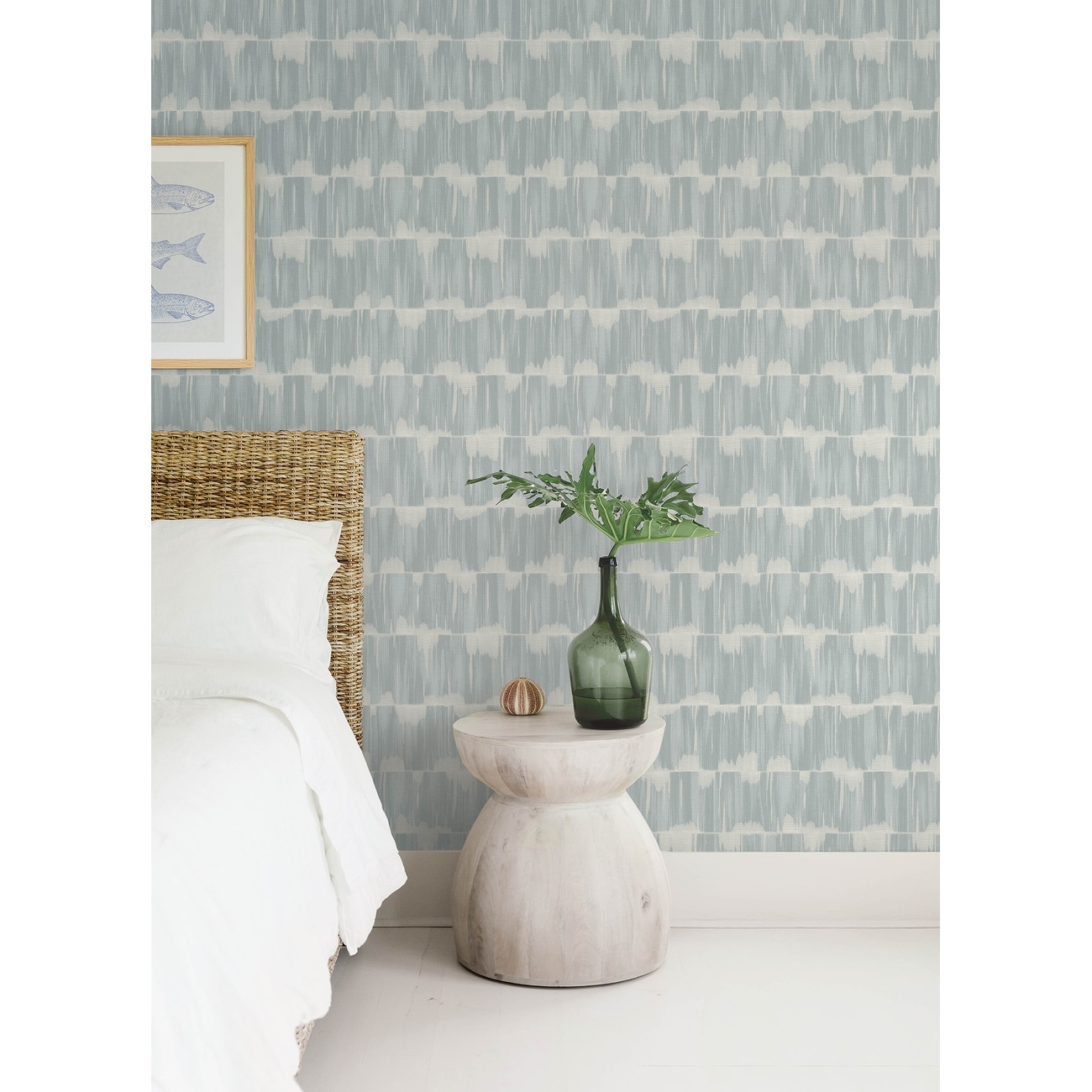 新品美品！　セレンディピティー　プライド A-Street Prints Serendipity Light Blue Shibori Wallpaper