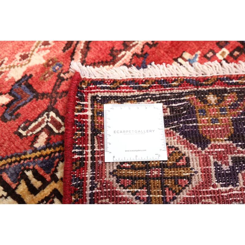 ECARPETGALLERY Hand-knotted Sarabi Light Red Wool Rug - 6'11 x 10'6