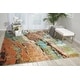 preview thumbnail 26 of 38, Nourison Prismatic Modern Abstract Area Rug 7' 9" x 9' 9" - Orange/Multi - Rectangle
