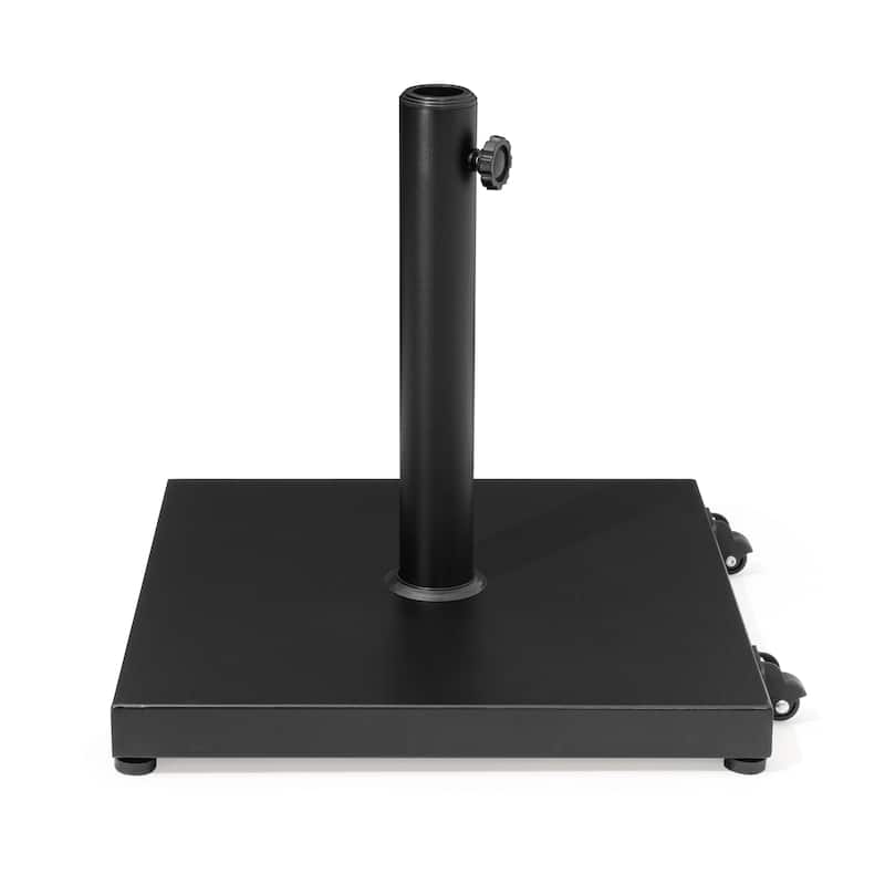 Patio Outdoor Market Umbrella Holder Base 40/55 Pound Square Stand for Pole Umbrella