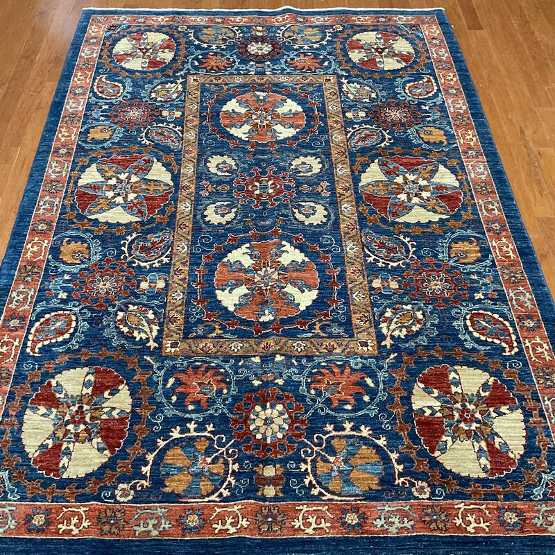 HERAT ORIENTAL Handmade Oushak Wool Rug - 5'7" x 8'