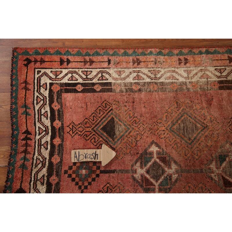 Lori Persian Antique Area Rug Handmade Wool Carpet - 3'11"x 6'11"