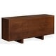 preview thumbnail 8 of 13, SAFAVIEH Couture Dorothea 71-Inch Metal Dresser, Walnut - 71" W x 18" D x 30" H