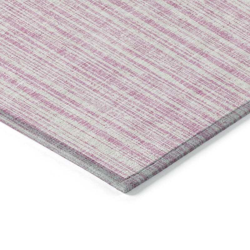HomeRoots Striped Transitional Rectangle Outdoor Rug