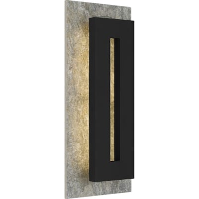 Tate LED Outdoor Wall Mount in Earth Black