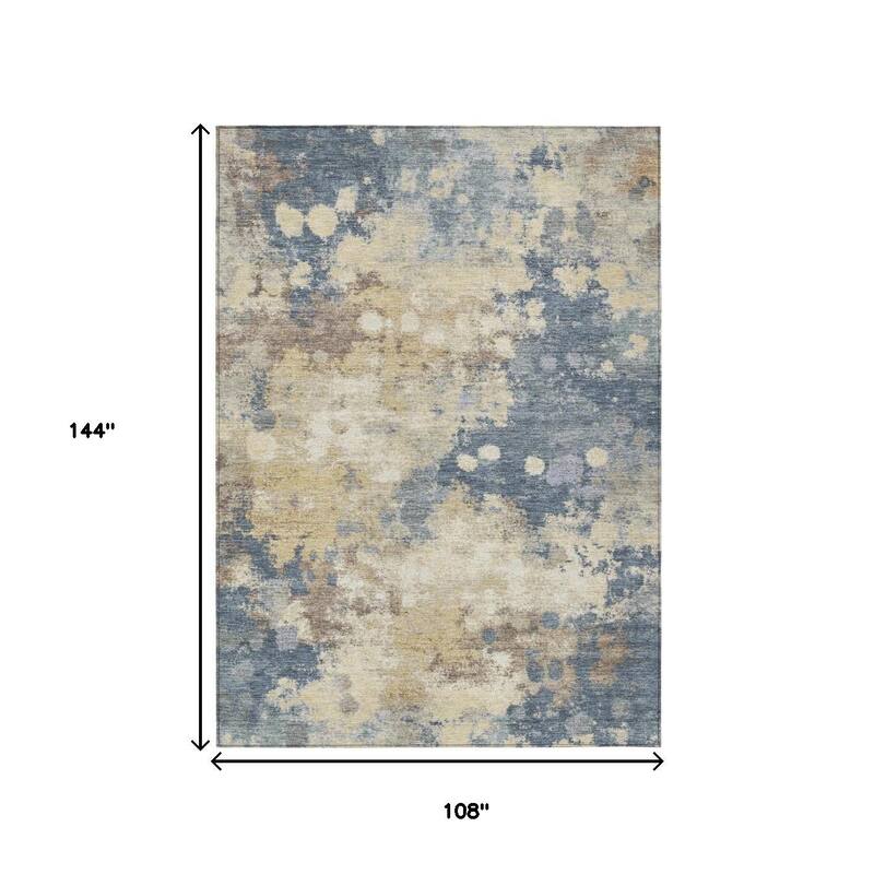 HomeRoots Abstract Transitional Rectangle Outdoor Rug