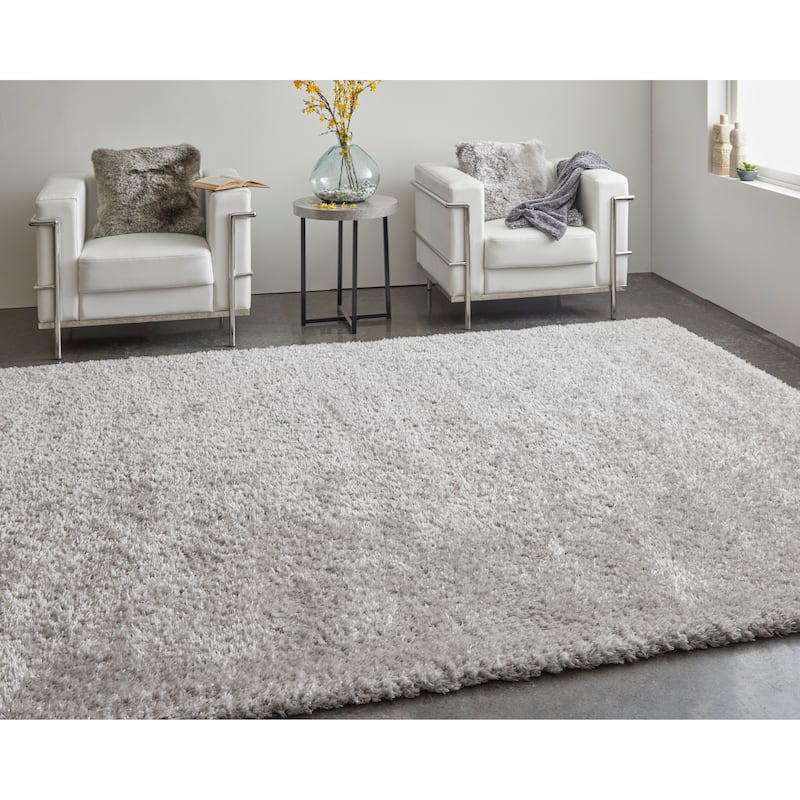 Loman Solid Modern Area Rug