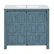 preview thumbnail 68 of 161, GDFStudio - Elysia Wood Bathroom Vanity with Ceramic Sink & Storage Cabinet Organizer