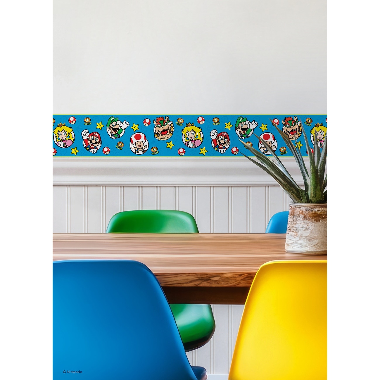 RoomMates Nintendo Super Mario Characters Border Decal