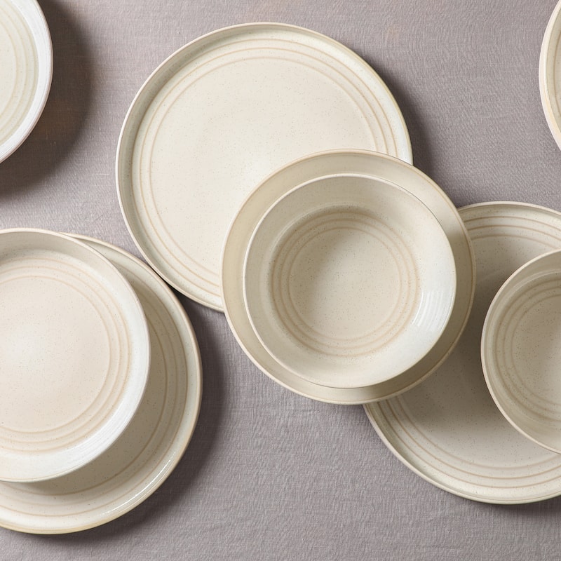 Stone Lain Claire Stoneware Dinner Plate Set