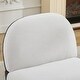 preview thumbnail 32 of 47, 2-Piece Chenille Color Blocking Swivel Chairs Set