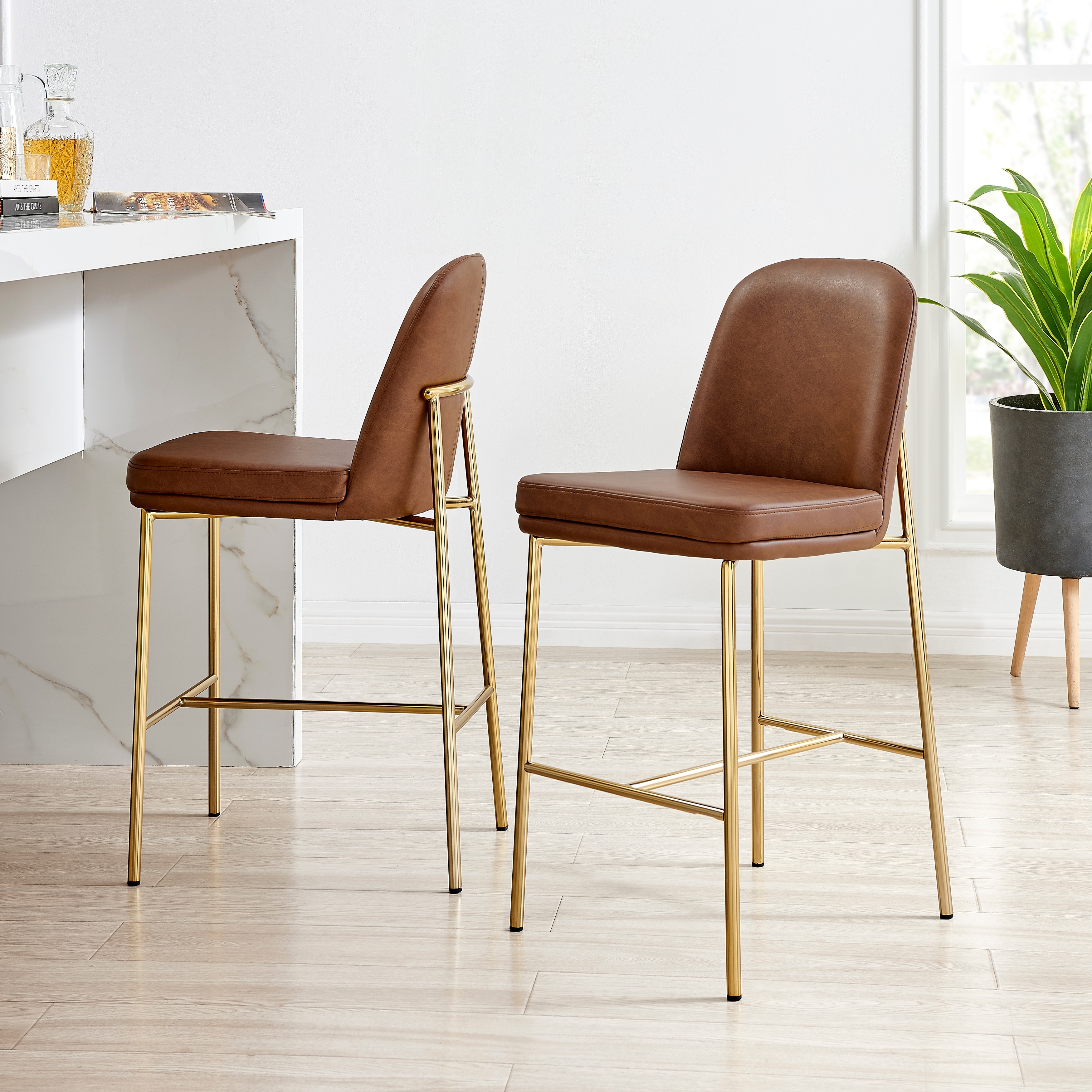 NPD Furniture Keisha Counter Stool (Set of 2)