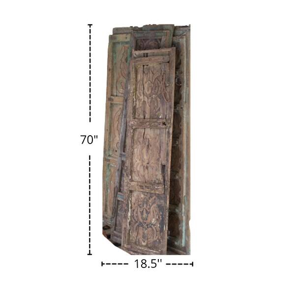 Wooden Door Panel Wall Art - Assorted Designs - 70-inch Tall - Bed Bath ...