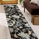 preview thumbnail 21 of 32, Beige Multi Floral Medallion Stylish and Durable Area Rug Black - 2' 3" x 8'