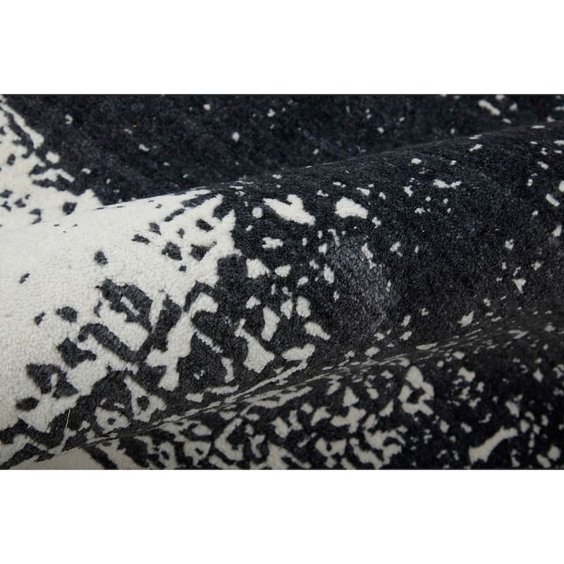Grand Bazaar Eshwar Hand Woven Abstract Modern Area Rug