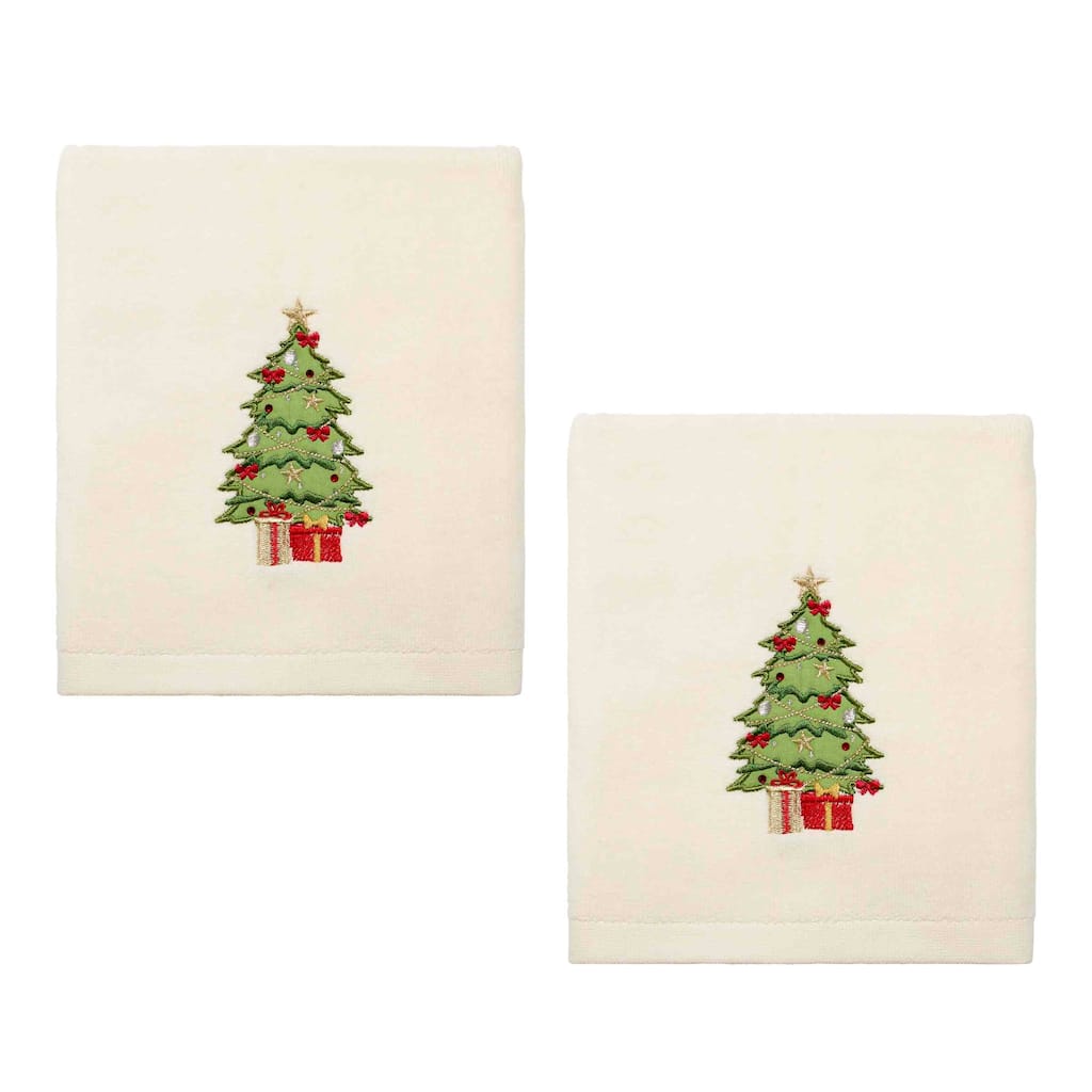 Avanti Linens Trees 2-Pack Hand Towel Set - Hand Towel 2pk Set