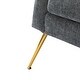 preview thumbnail 49 of 53, Hyperboreüs Upholstery Accent Armchair with Tufted Back by HULALA HOME