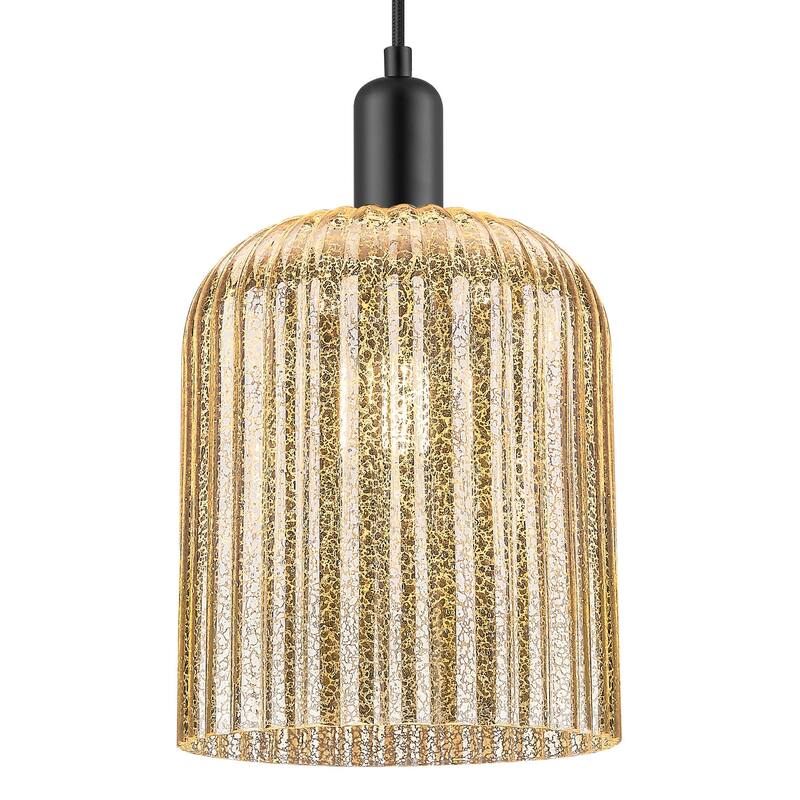 Innovations Lighting 716-1P-G559-8ME Bridal Veil 8" Wide Cord Hung - Matte Black