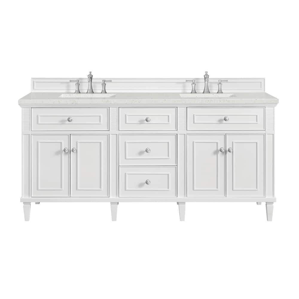 James Martin Vanities 424-V72-3LDL Lorelai 72" Double Basin Wood