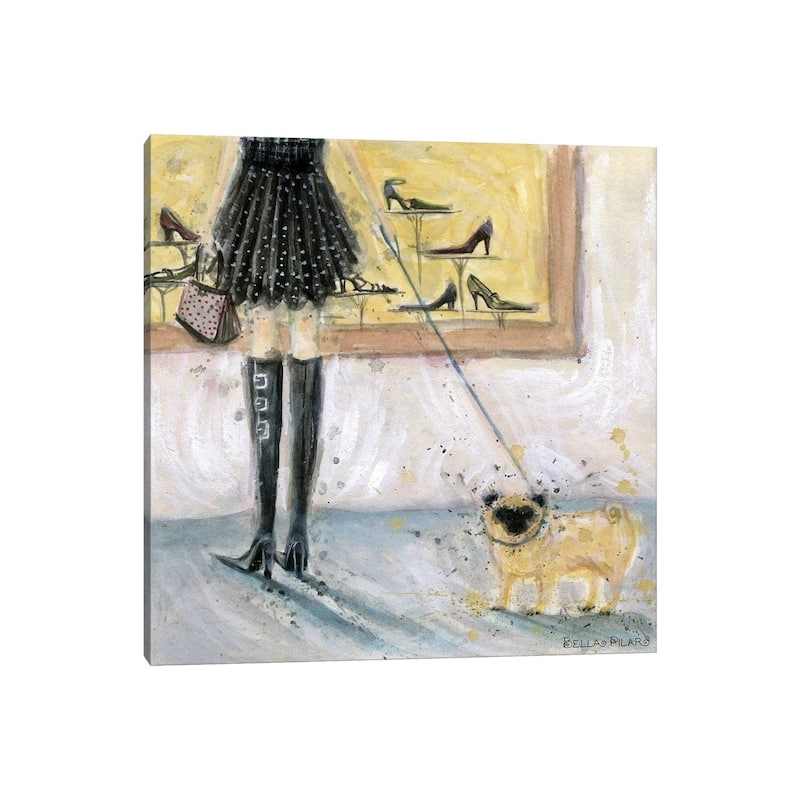 iCanvas "Pug " by Bella Pilar Canvas Print